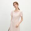 Wednesday Delight Wd_Temperament Button Dress_2Color