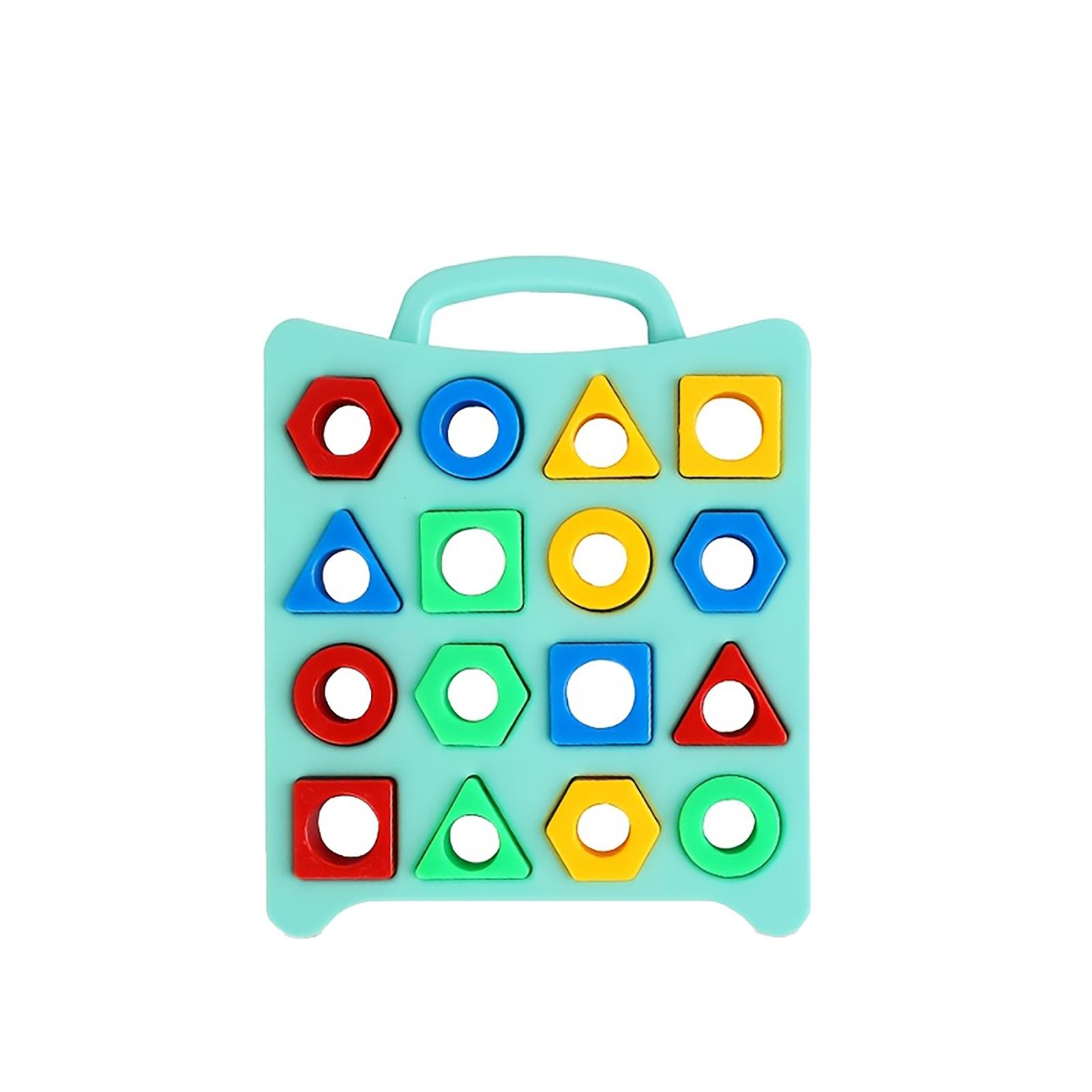 

Геометрическая головоломка на сопоставление форм Головоломка Игрушка One Size