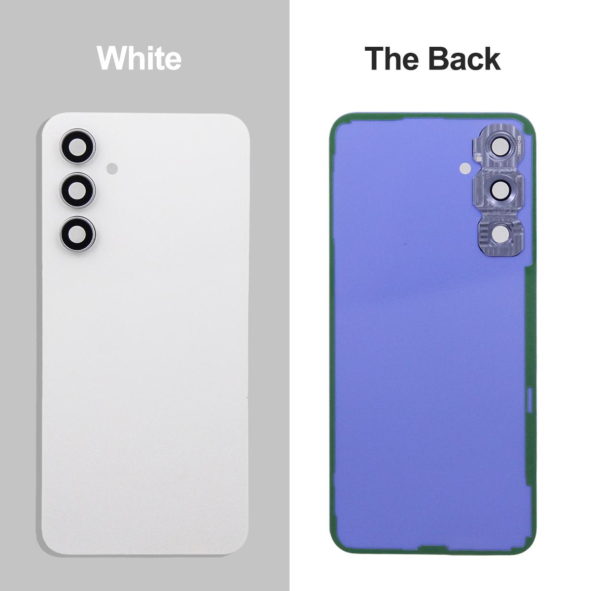 

For Samsung A54 5G A546 SM-A546U Glass Back Lid Door Cover Battery Rear Housing Replacement Part with Camera Lens белый