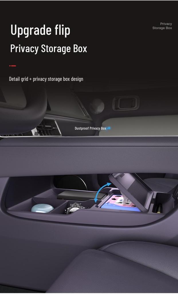 Leapmotor Lafa5 Centre Console Storage: Holds Glasses & More, Fits 26 Models