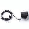2 In 1  E-bike Light Headlight Input DC 36V 48V 60V Electric Scooter Handlebar Lamp Electric Scooter LED Front Light With Horn