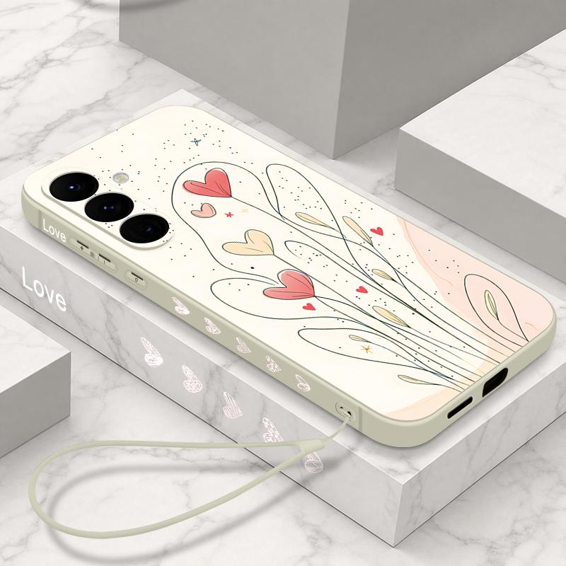 Colorful Pop Art Hearts Case For Samsung Galaxy S26 Ultra S25 Plus S24 S23 S22 S21 FE A16 A17 A18 A26 A36 A37 A54 A55 A56 A57 5G Cover