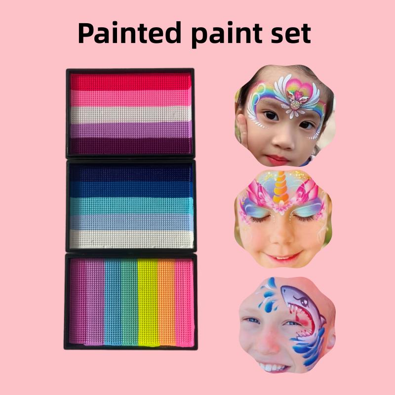 Facial Painting Pigment Set Totaling 150g Water-Based Painting Can Be Used for Adult and Children'S Party Performances