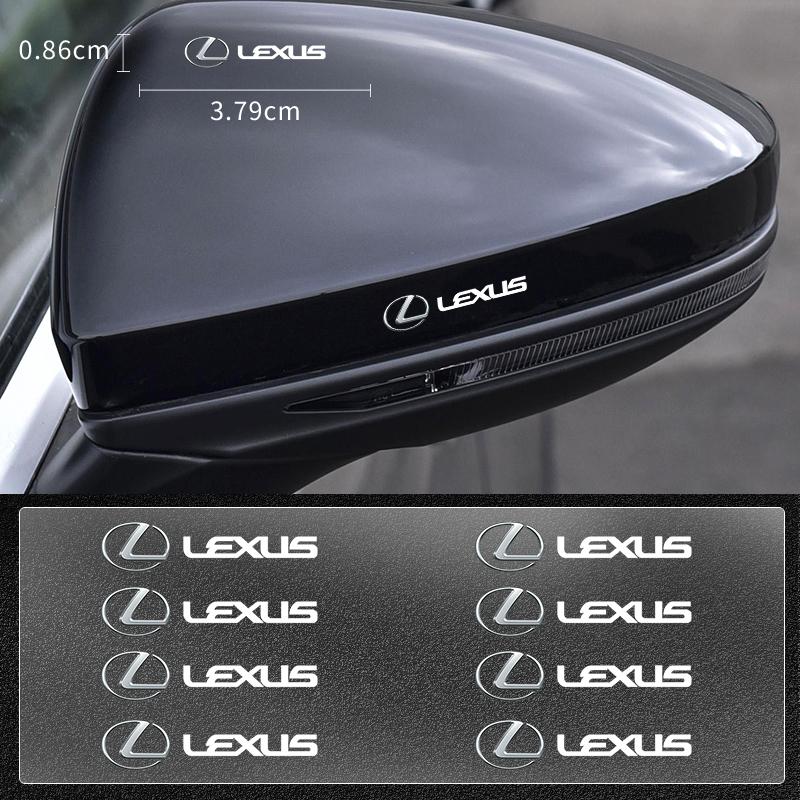 Fashion Car Logo Stickers Metal emblem Decor Decals Accessories For Lexus IS ES GS LS UX NX RX
