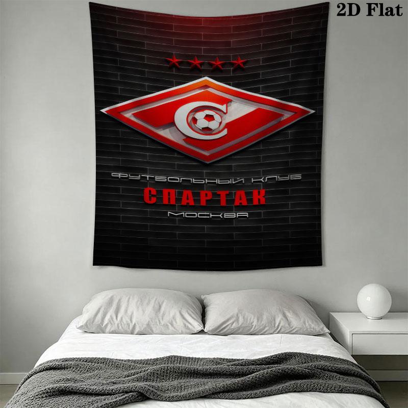 Spartak Moscow Odyssey Wall Hanging Printed Fabric Blanket Decorative Tapestries for Bedroom Living Room Home Decor