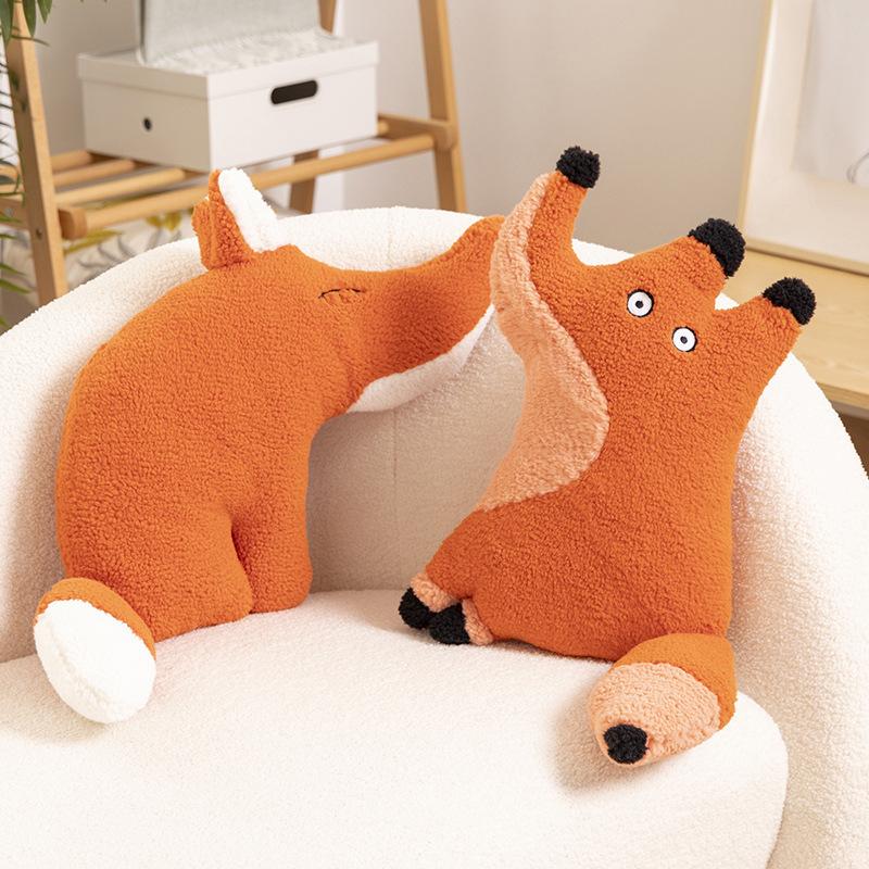 Cute Little Fox Doll Plush Toy Doll Children Sleep Comforting Pillow Girls Holiday Gift Doll
