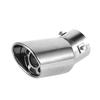 1 Pcs Universal Rear Round Stainless Steel Auto Exhaust Muffler Tail Pipe Tailpipe Trim Tip