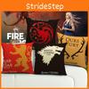 Game Of Thrones Themed Cotton Linen Pillow Cover For Winter Decor Sofa Home Car