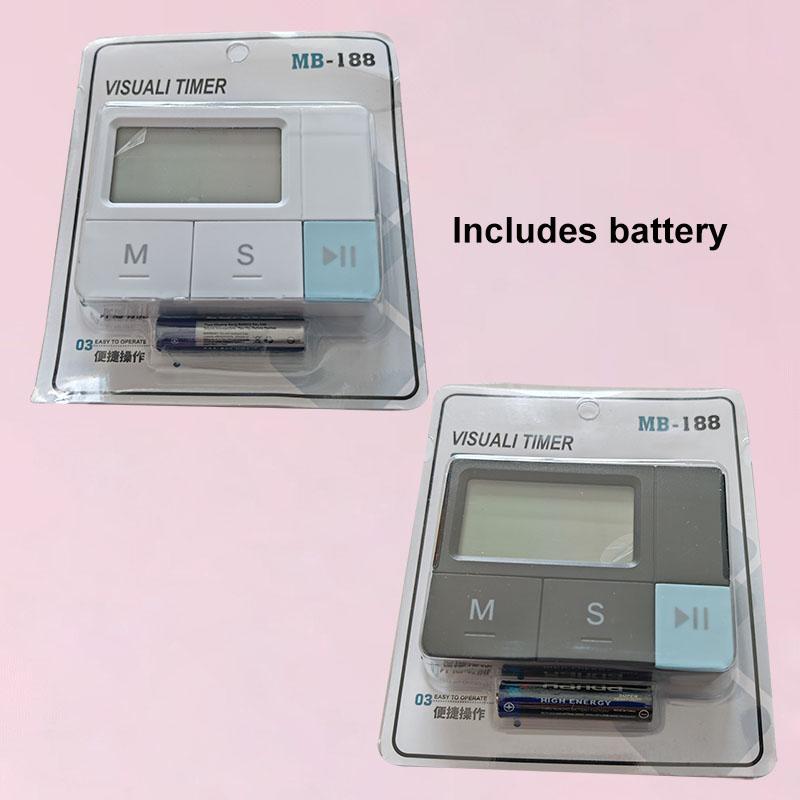 New Large Magnetic LCD Timer Reminder Kitchen Baking Countdown Digital Stopwatch Alarm with Stand Gadget Count Up