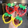 Kids Cartoon Sunglasses Strawberry Design Anti UV Sun Glasses Oversize Frame Baby Eyewear Fashion Accessories