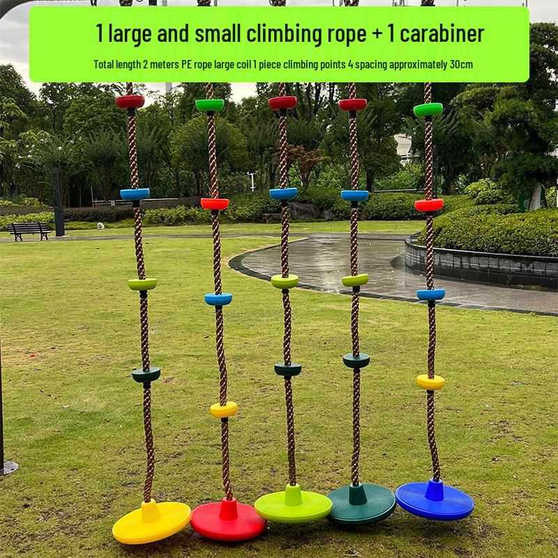 Children's Indoor/Outdoor Climbing and Swing Training Set with Rope Ladder