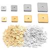10-50pcs/Lot 4 5 6 8mm Gold Color Stainless Steel Square Flat Spacer Beads Small Hole Loose Spacer Beads Charms for Jewelry