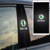 Emblemat Samochodowy Naklejka na Słupek B Naklejka na Środkowy Słupek Samochodu Akcesoria Dekoracyjne Do Kodiaq Octavia Fabia Karoq Enyaq Superb Vision bzsd98