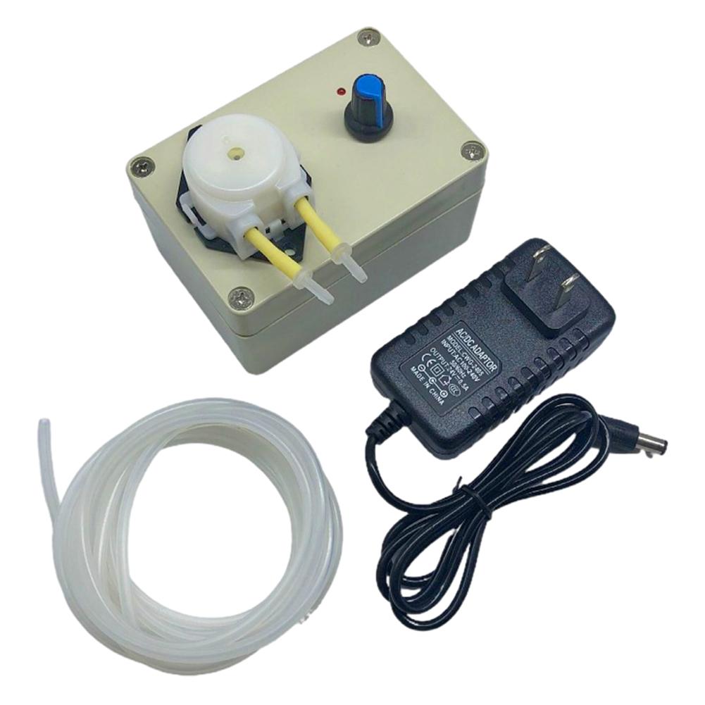 Industrial Peristaltic Liquid Pump US Plug Adjustable Speed Peristaltic Pump Adjustable Flowing Titration Pump 220V