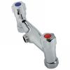 Easily Installed Wall Mounted Chrome Finished Dual Control Shower Faucet