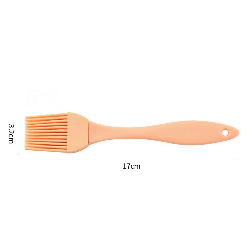 Apricot 2-Piece Set Food-Grade Silicone Basting Brush Dual-Use for Baking  Barbecue Household Small Brush