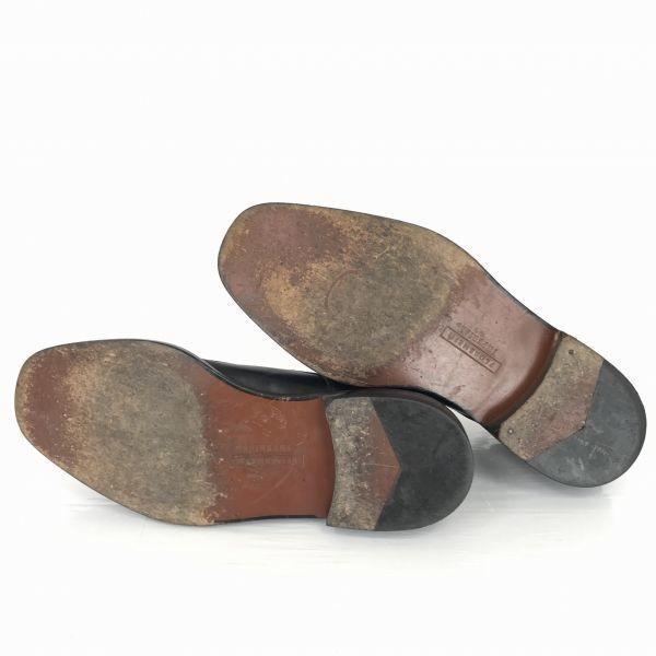 Vintage/Florsheim Imperial/All Leather U-Tip Shoes/10D/27.5/Black/Dress/Business(USED)