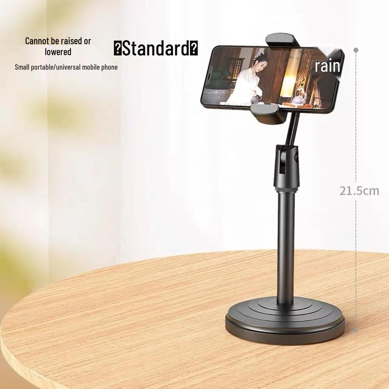 Multi-Camera Phone Stand with Fill Light for Live Streaming & Video Shooting