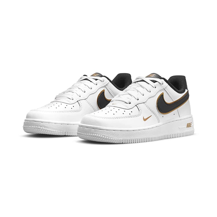 Nike Kids Air Force 1 Low-top Leather Sneakers DM3386-100