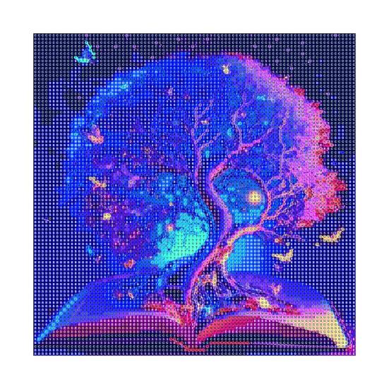 1 Set DIY Diamond Painting Kit Exquisite Owl Pattern Rhinestone Picture Craft Set for Home Decoration