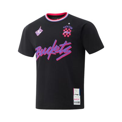 Li Ning Jimmy Butler Quick-Dry Cool Sports Fashion Moisture-Wicking Casual Loose Round Neck Professional Basketball T-Shirt Short Sleeve AHSVC13-2