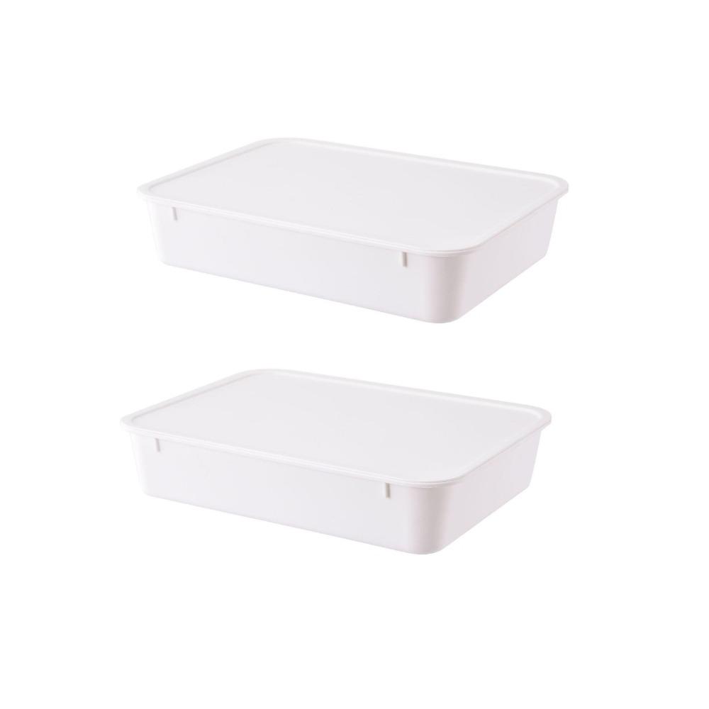 1/2 Pieces Air Tight Dough Proofing Box Sturdy Food Grade Proofing Container with Cover Food Storage Container Pastry Proofing
