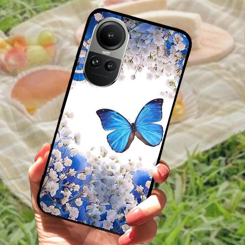 Para OPPO Reno 10 5G Reno 10 Pro 5G Capa de Celular Cool Fashion Capa de Celular Macia de Silicone Carcaças Para-choque Para Reno10 Reno10 Pro 5G Funda