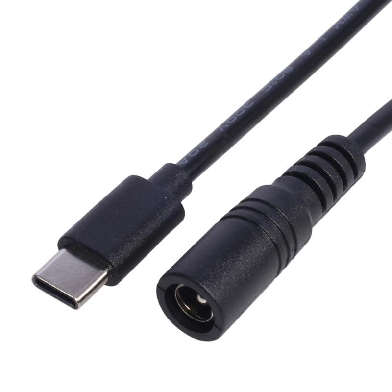 Universelles 5,5x2,1mm auf Typ-C USB C Stromladekabel für Router LED-Licht Lüfter und 5V Geräte(5,5x2,1 mm)