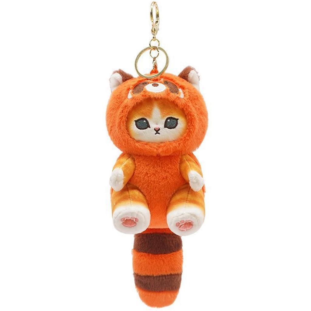 Raccoon Plush Pendant Keychain Cute Doll Small Gift
