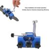 Chainsaw Chain Sharpening Jig, Portable Manual Sharpener for Sharpen with The Hand Crank, Suitable All Kinds of Saws and Electric Saws, Tool Clamp