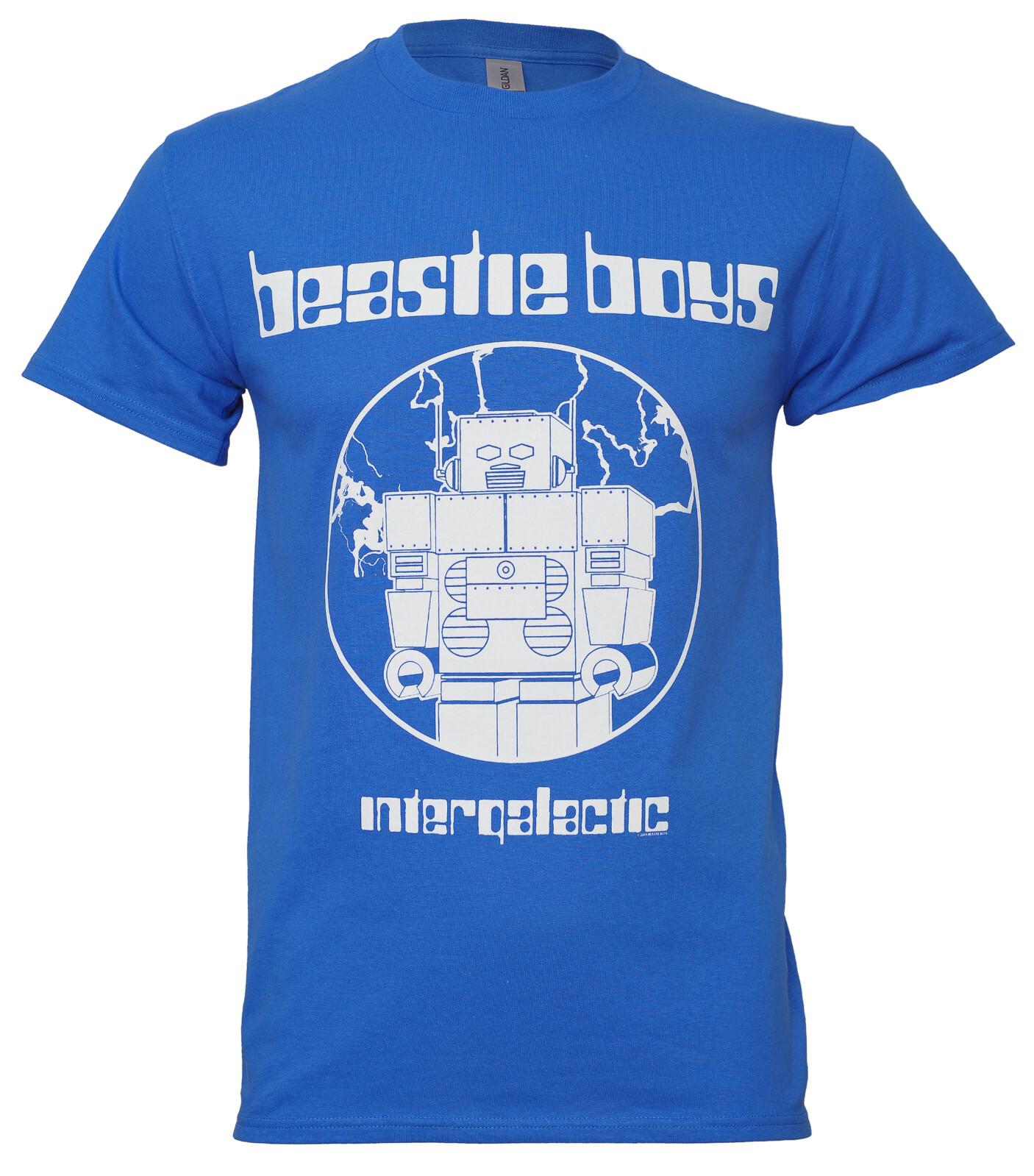 Футболка Beastie Boys Intergalactic Robot Синяя Новая Официальная XL