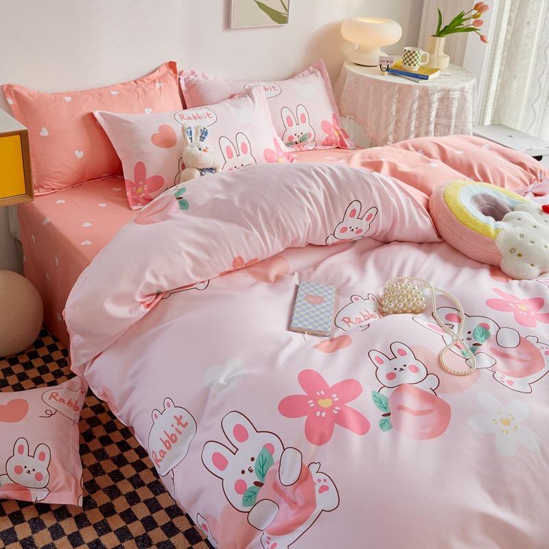 3/4Pcs/Set Warm Duvet Covers Suitable For Various In Autumn Winter Spring Soft Bedding Covers Suitable For All Seasons Bed Sack