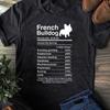 Funny French Bulldog Facts T-Shirt - Frenchie Lover Gift