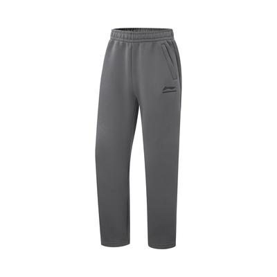 Li Ning Professional Basketball Series Casual Simple Printed Lace-Up Comfortable Knitted Sports Pants Men Bottoms AKLVB55-2