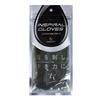 ZERO1000 ZEROFIT Inspiral Golf 20cm Gloves, Left-Handed (Right-Handed), Black,