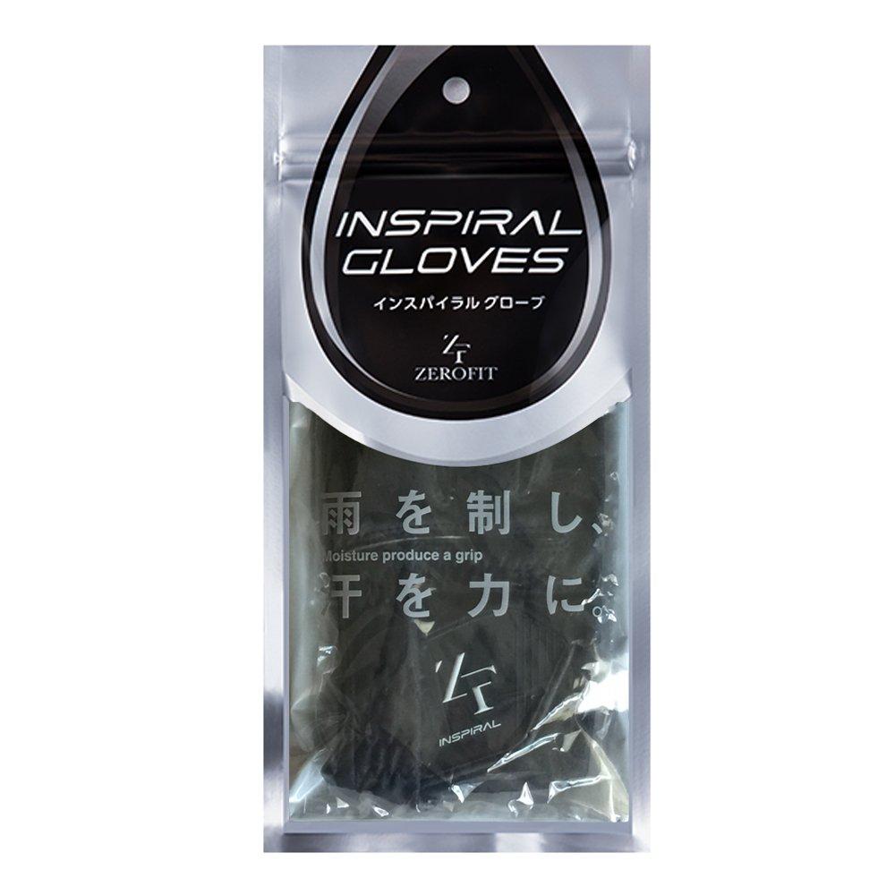 ZERO1000 ZEROFIT Inspiral Golf 20cm Gloves, Left-Handed (Right-Handed), Black,