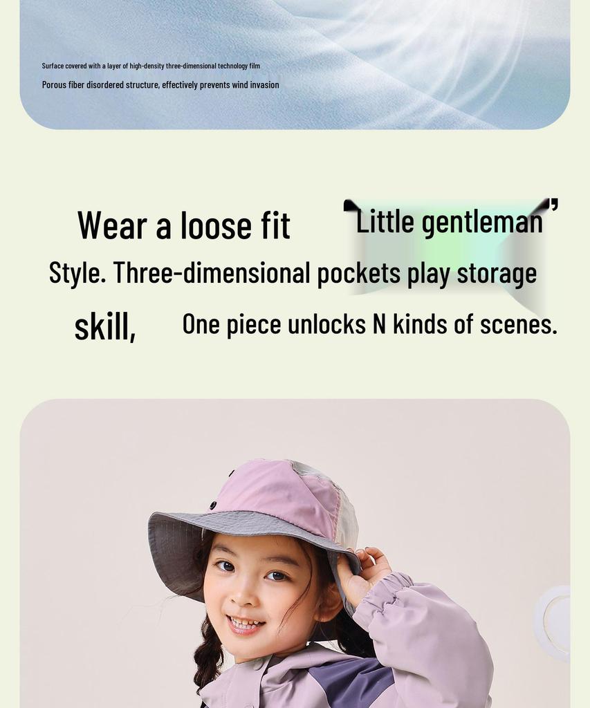 B.DUCK Pojkars Vindjacka med Huva - 2025 Höstupplaga, Slitstark, Trendig Utomhusjacka för Äldre Barn