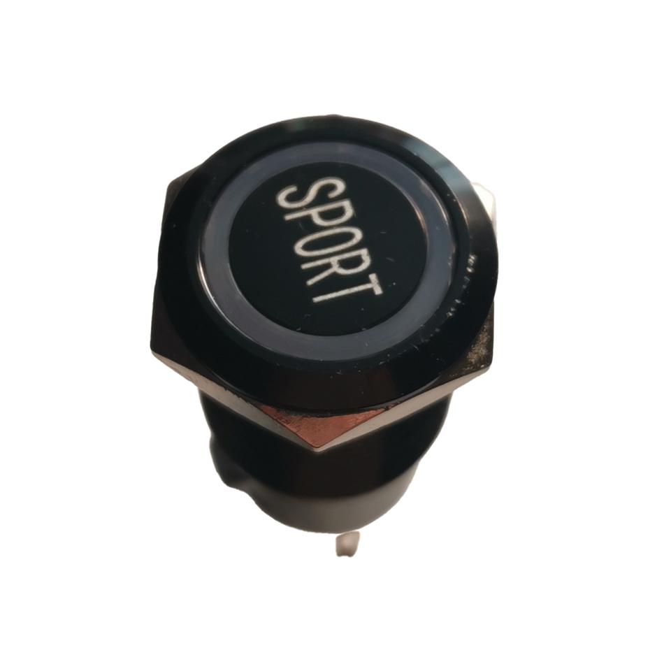19Mm Metal Push Button Switch 1No1Nc Momentary Latching Ip67 E60 Car Start Ignition Push Button Switch With Led Light 12V 24V