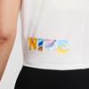 Nike One Luxe Dri-FIT Women's Quick-Drying Short-Sleeved Top White HF6182-133
