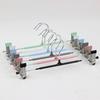 Standard Wardrobe Pants Hanger With Non Slip Stainless Steel Clips For Home Storage And Organization