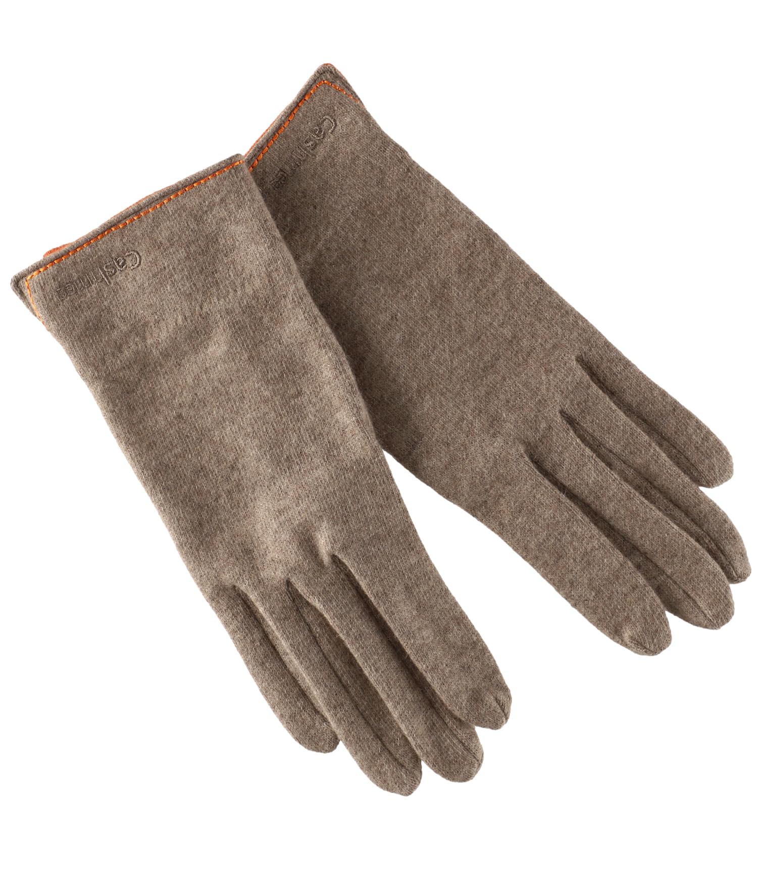 

Cashmee Cashmere Smartphone Cold Cashmere 100% Gloves, Elegant, Compatible, Weather, (Beige, Free) бежевий