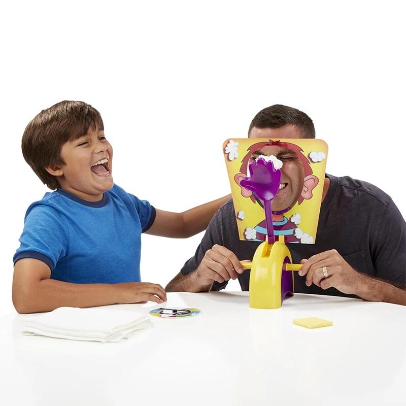 Pie Face Board Game Whipped Cream in the Face Family Game for Kids Funny Party Game Gadgets Prank Gags Jokes Anti Stress Toys