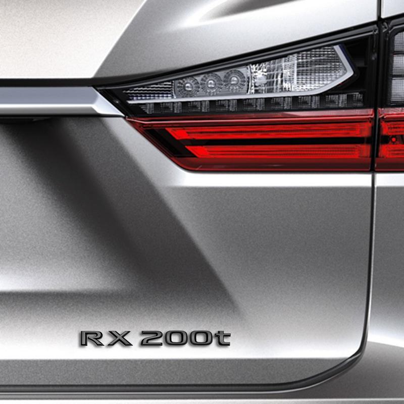 Metal Emblem Car Sticker Badge Decal Body Trunk Decor for Lexus Hybrid GS300 GS430 GS460 GX400 NX300 RX300 Glossy Black