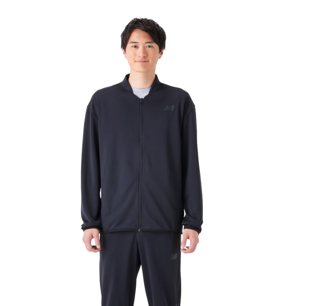 New Balance Men s Tenacity Grit Jacket (MJ33129) Black Size L - 100% Recycled Polyester Coat Jacket