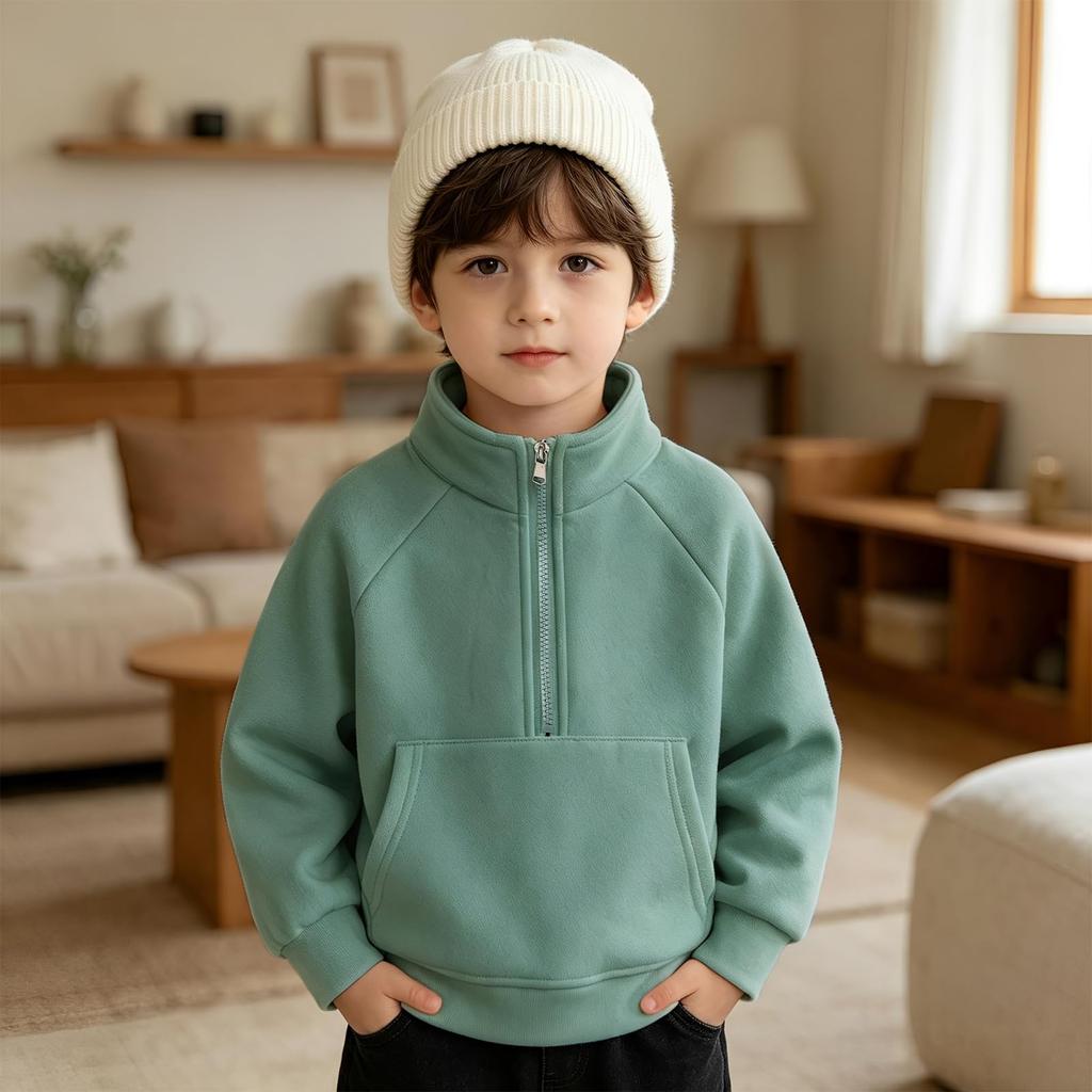 Boys and Girls Christmas Hoodie, Casual Comfortable Hooded Sweatshirt Top for Holiday Wear