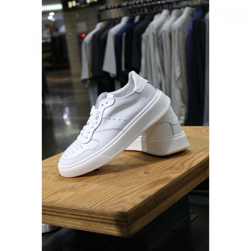      Mario White Nappa Leather Cowhide Sneakers F iFo51wh