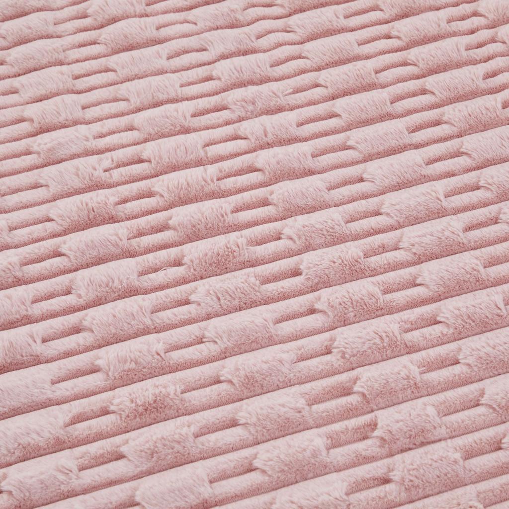 Double Layered Thick Solid Color Warm Blanket
