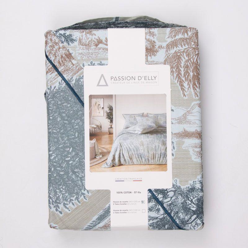 

Parure de lit niro gris 220x240 Mixte PASSION D ELLY 240 синий
