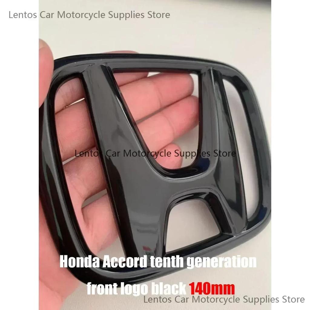 AAAME1 Car Modification Suitable for Honda 10th Accord/Civic Black Red Front Logo Covered Rear Logo Steering Wheel Modification Decor