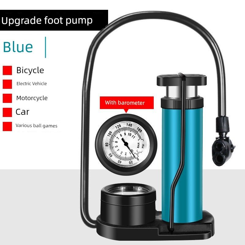 Car Air Pump, Car Tire Inflator, Dual-Cylinder Car Tire Pressure Pump, Foot-Operated Air Pump, Manual Air Pump